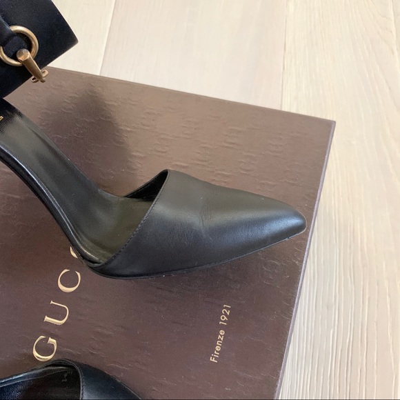 Gucci Shoes Ursula Leather Horsebit Closed Toe - Picture 5 of 10